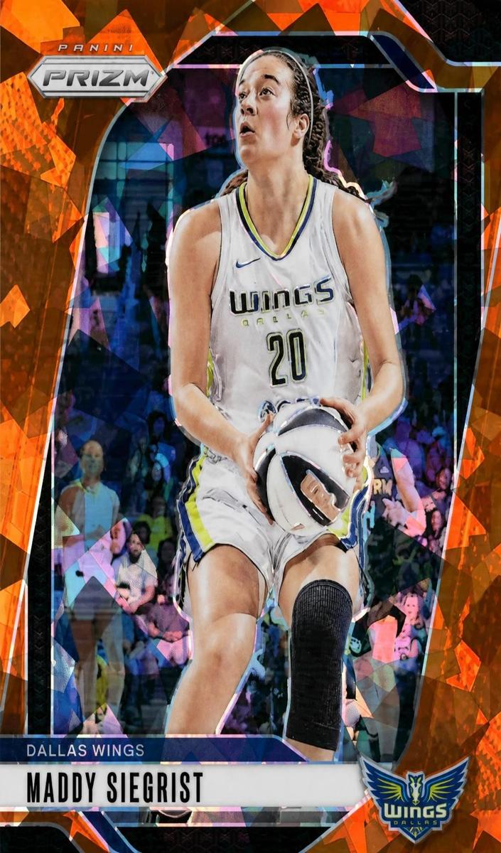 2024 Panini Prizm WNBA Basketball Orange Ice Maddy Siegrist #94