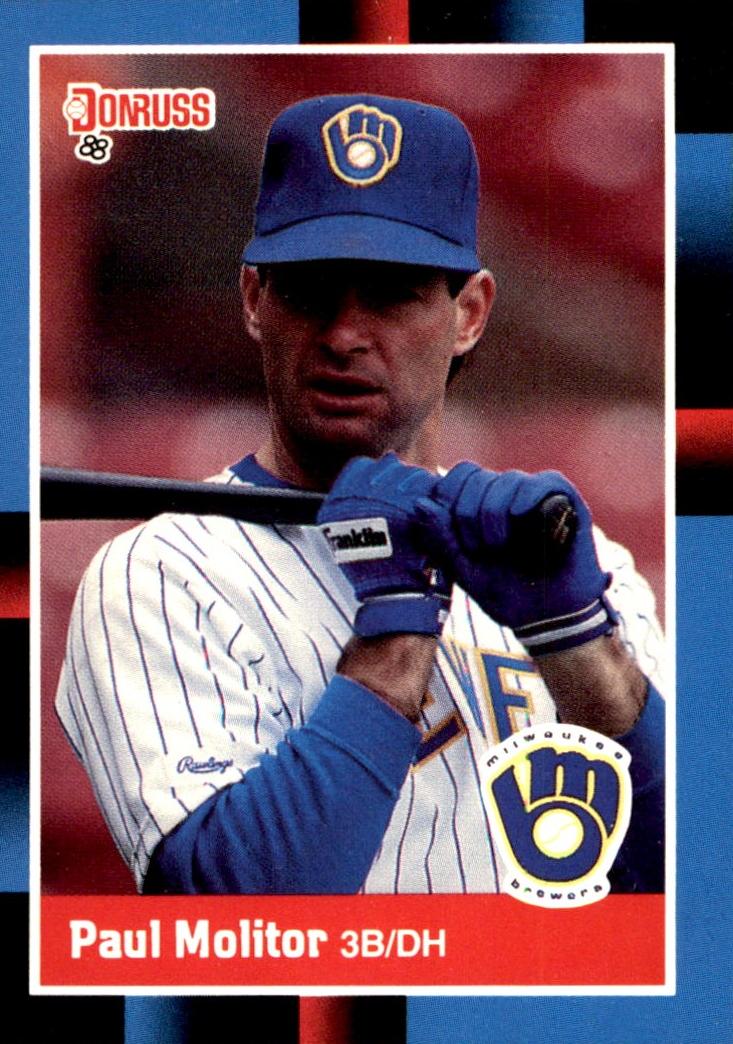1988 Donruss Baseball Paul Molitor #249 PSA 9