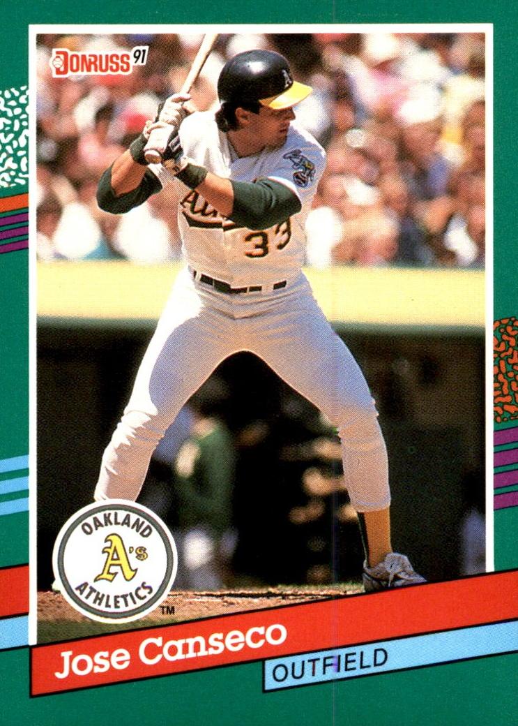 1991 Donruss Baseball Jose Canseco #536 PSA 10