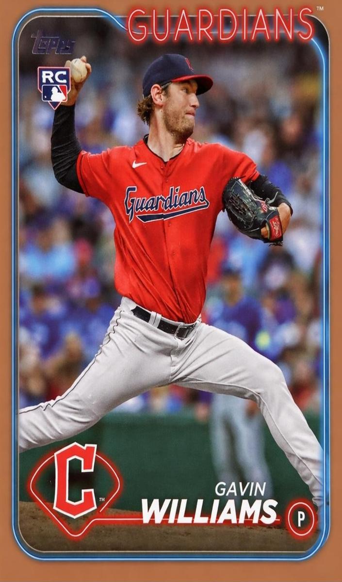 2024 Topps Baseball Gold Gavin Williams #242