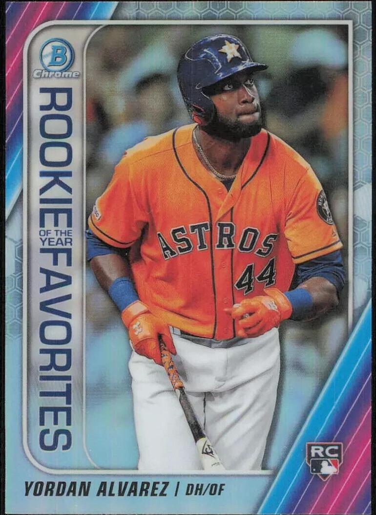 2020 Bowman Chrome Baseball Yordan Alvarez #ROYF-YA SGC 9.5