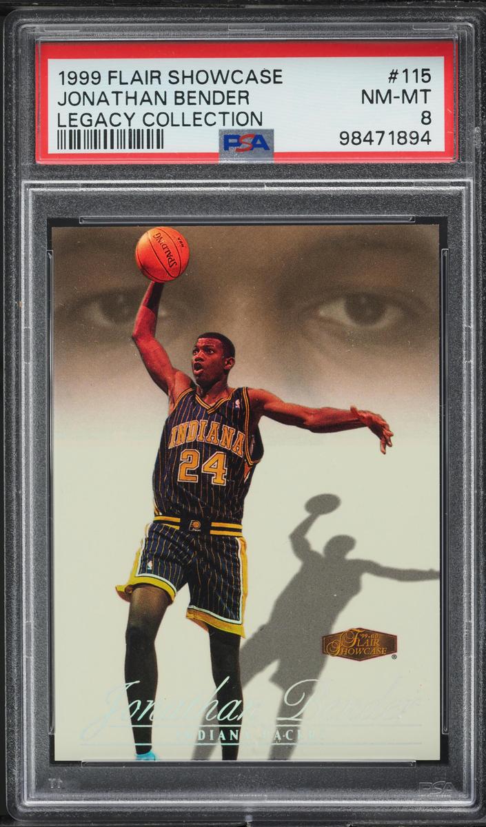 1999 Flair Showcase Basketball Legacy Collection Jonathan Bender #115 PSA 7.5
