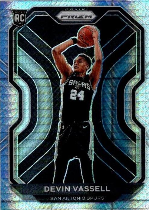 2020 Panini Prizm Basketball Prizms Silver Devin Vassell #252 PSA 9
