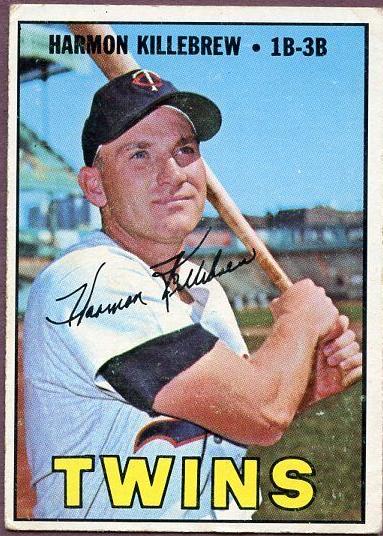 1967 Topps Baseball Harmon Killebrew #460 PSA 7.5
