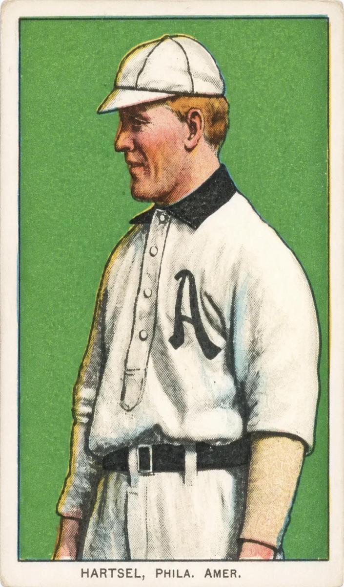 1909-11 T206 Baseball Topsy Hartsel #NNO PSA 2