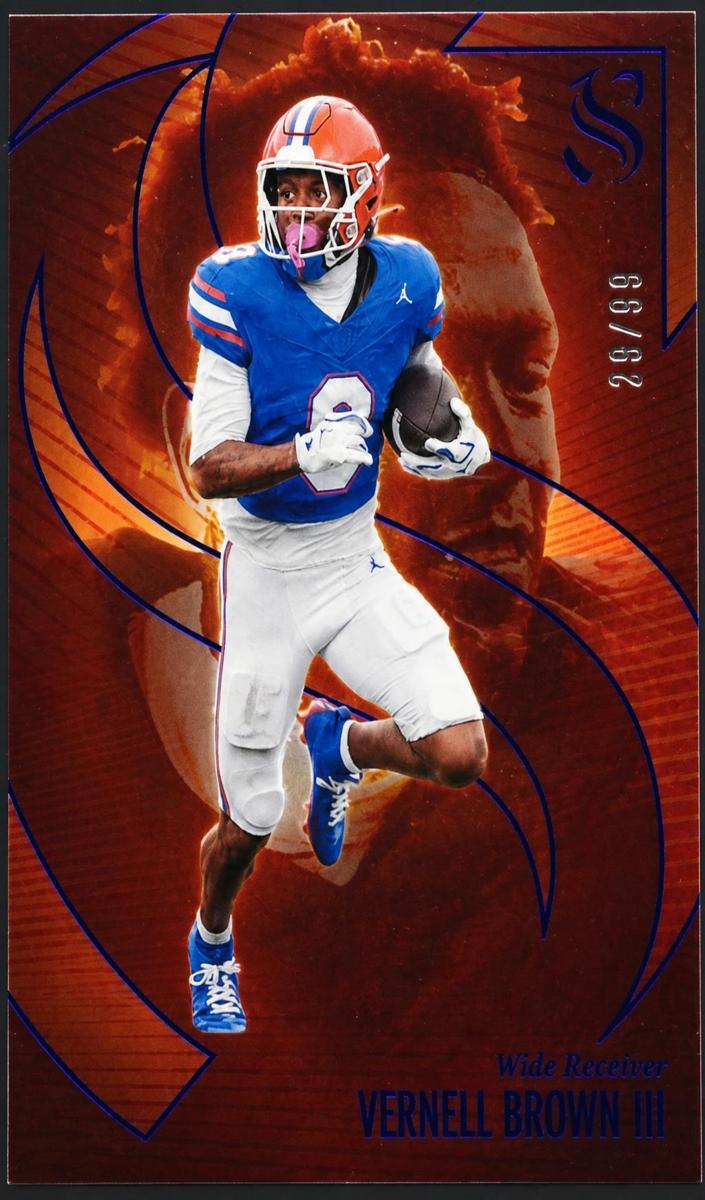 2025 Panini Silhouette Football Blue Vernell Brown III #85