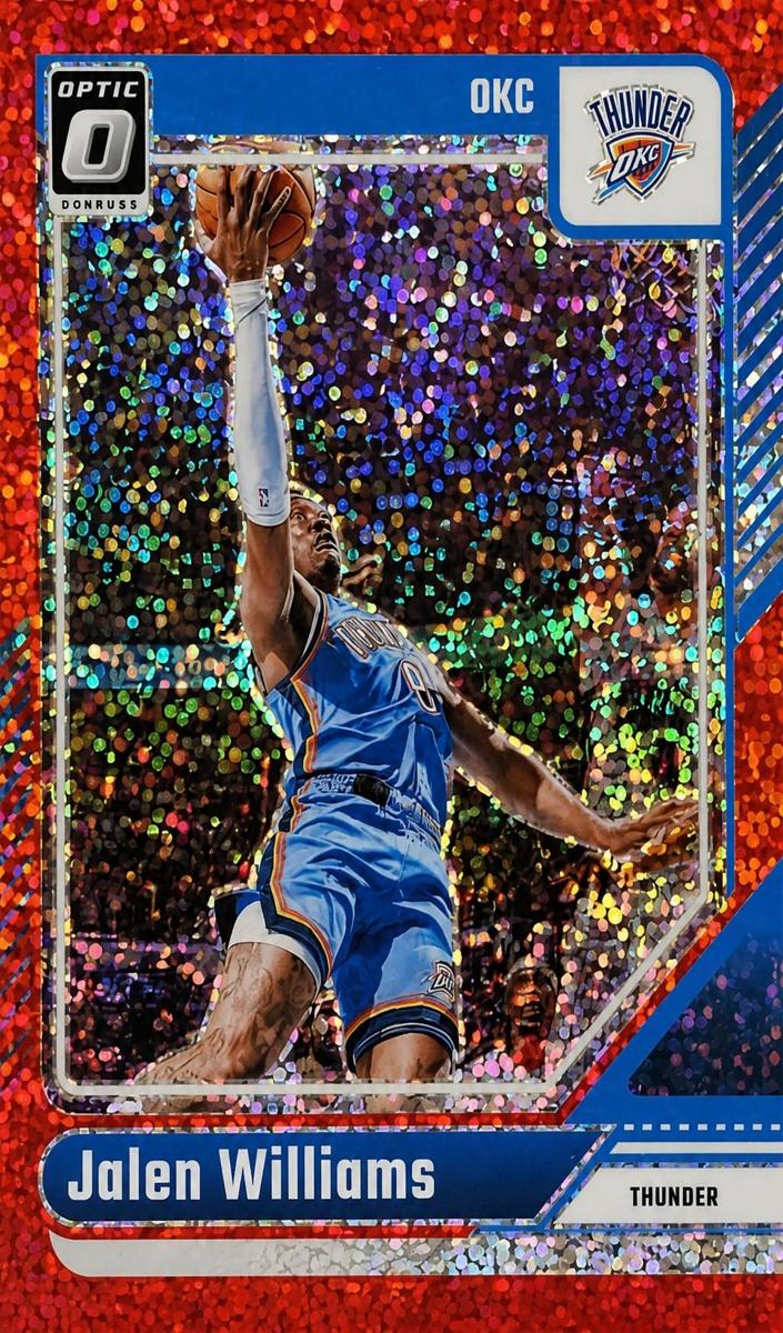 2024 Donruss Optic Basketball Red Sparkle Jalen Williams #225