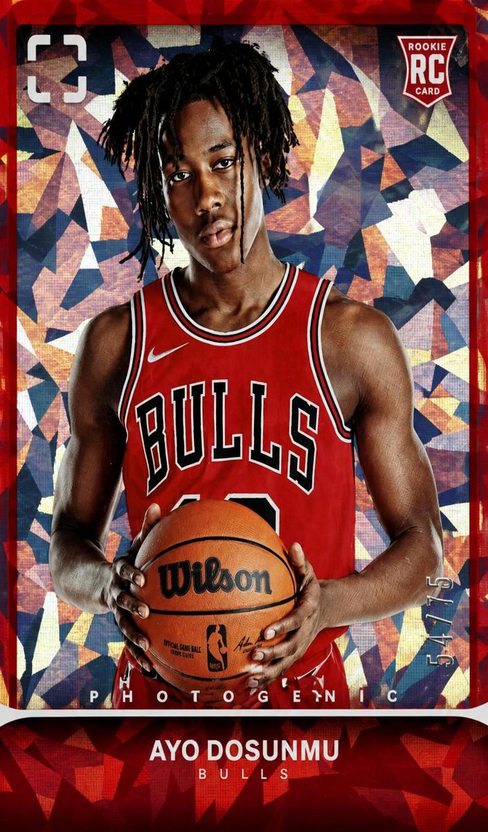 2021 Panini PhotoGenic Basketball Diamond Anniversary Ayo Dosunmu #135 PSA 9