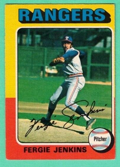 1975 O-Pee-Chee Baseball Fergie Jenkins #60 PSA 6
