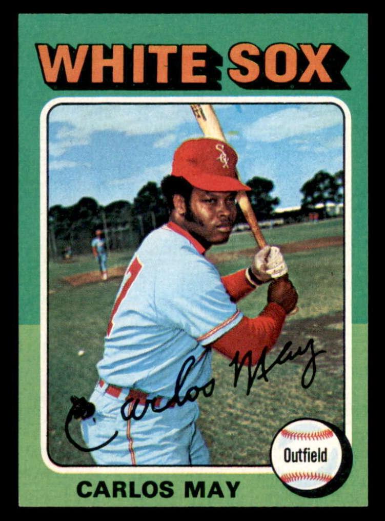 1975 Topps Mini Baseball Carlos May #480 PSA 8.5