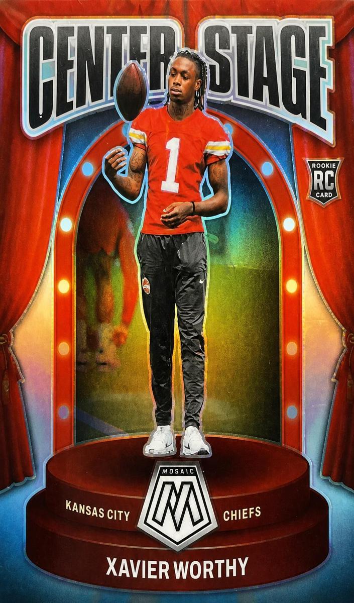 2024 Panini Mosaic Football Mosaic Xavier Worthy #5