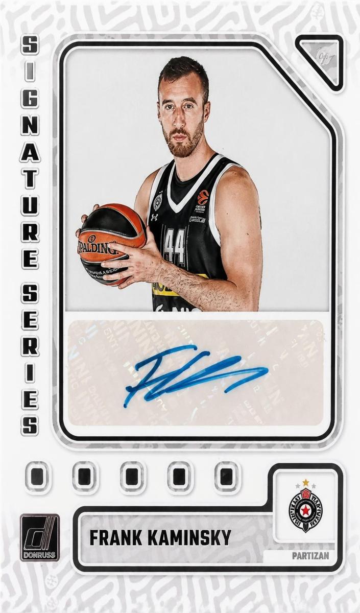 2023 Donruss Turkish Airlines EuroLeague Basketball Frank Kaminsky #SS-KNY