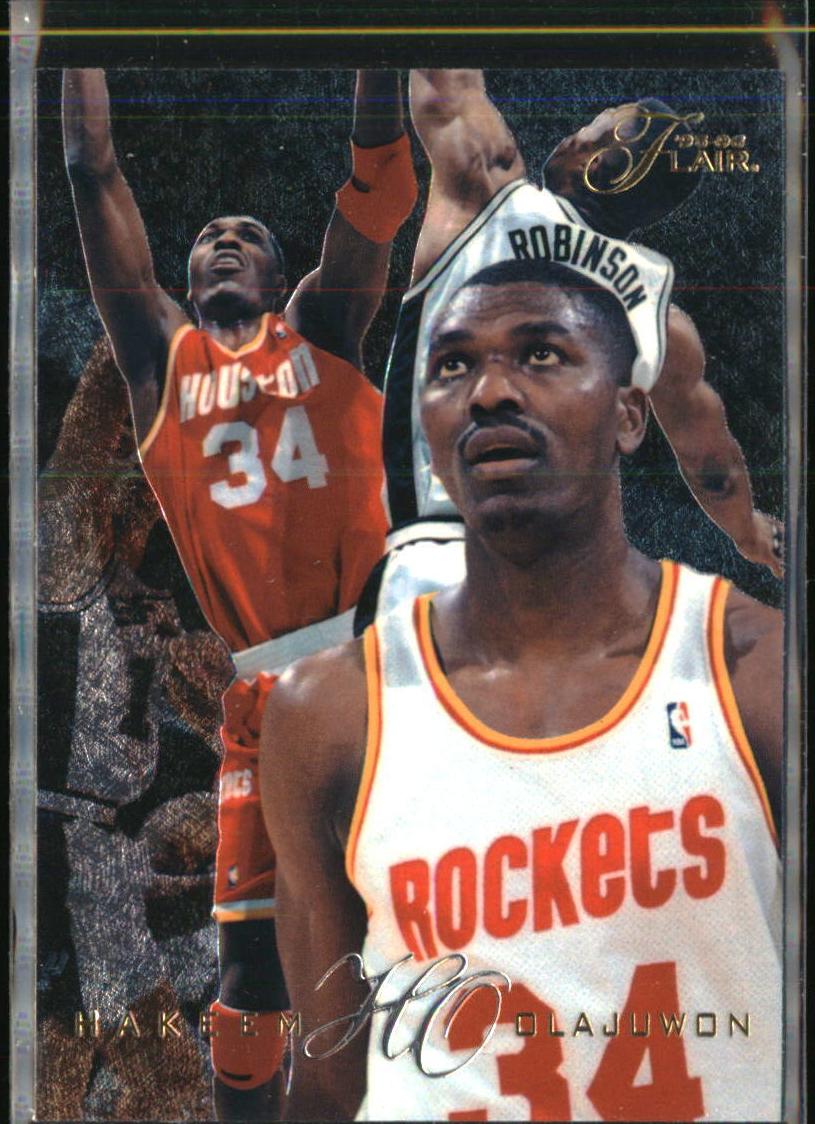 1995 Flair Basketball Hakeem Olajuwon #52 PSA 10
