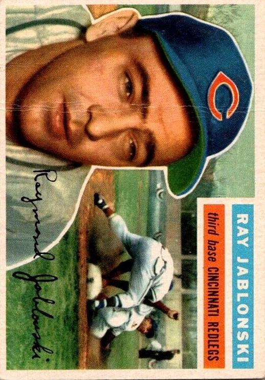 1956 Topps Baseball Ray Jablonski #86 PSA 7