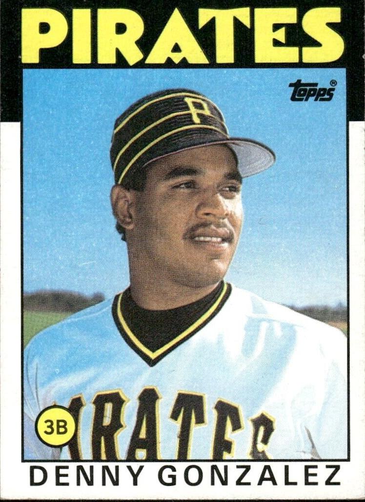 1986 Topps Baseball Denny Gonzalez #746