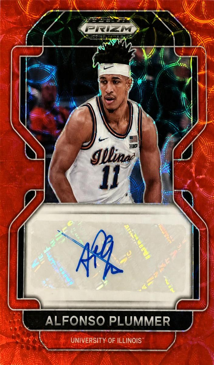 2022 Panini Prizm Draft Picks Basketball Choice Red Alfonso Plummer #DP-APL