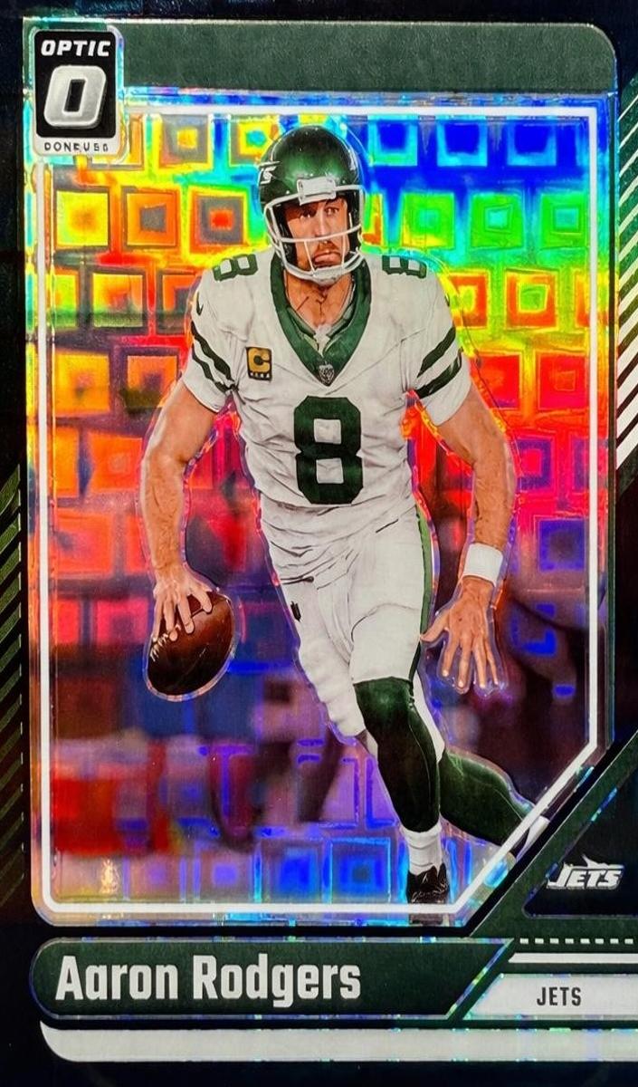2024 Donruss Optic Football Black Pandora Aaron Rodgers #152