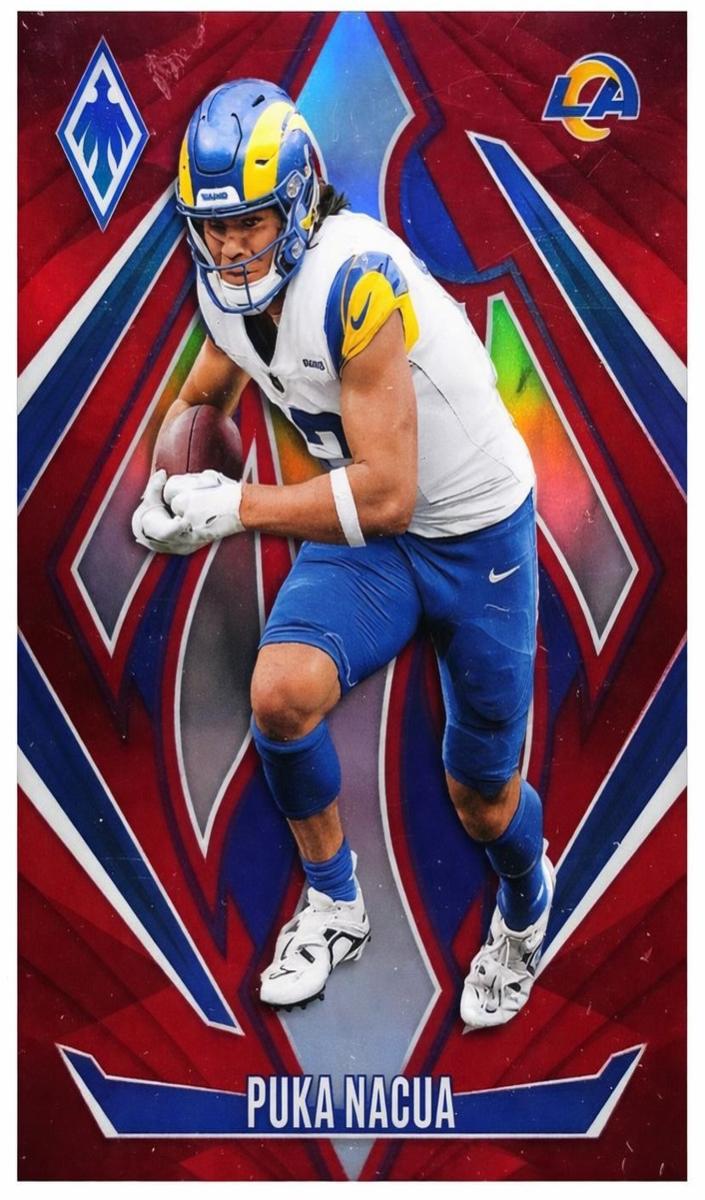 2024 Panini Phoenix Football Red Puka Nacua #118