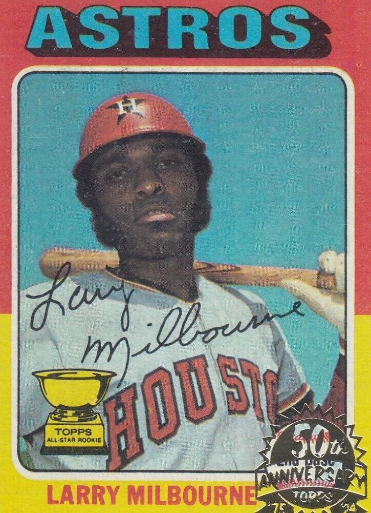 1975 Topps Mini Baseball Larry Milbourne #512