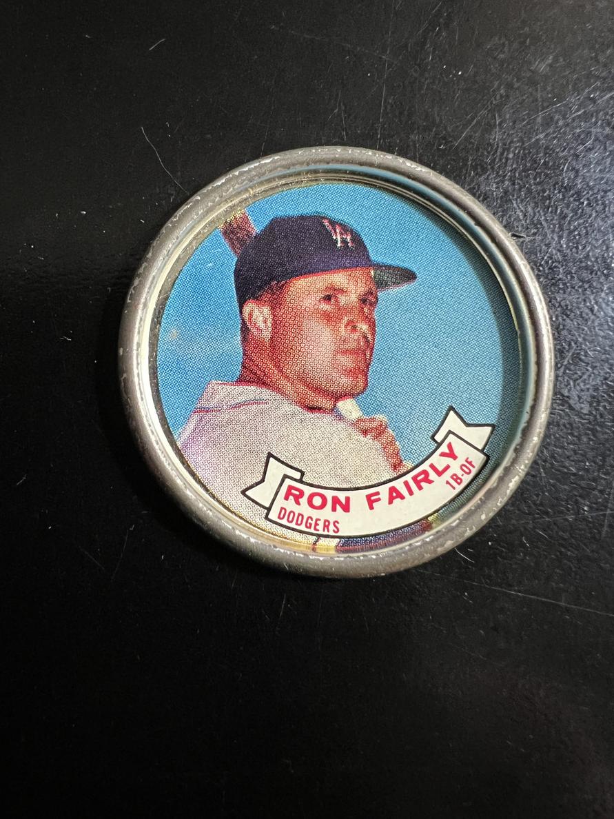 1964 Topps Coins Baseball Ron Fairly #54 PSA 6