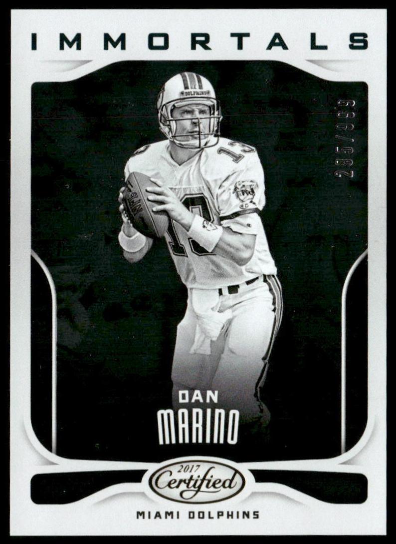 2017 Panini Certified Football Dan Marino #118 PSA 10