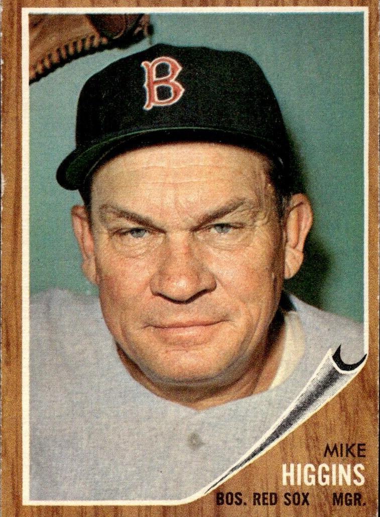 1962 Topps Baseball Mike Higgins #559 PSA 8