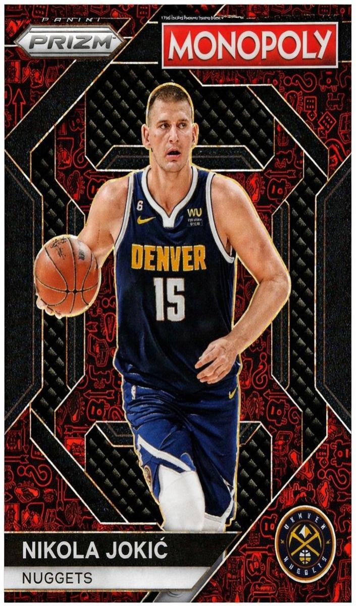 2023 Panini Prizm Monopoly Basketball Monopoly Red Pattern Nikola Jokic #PS1