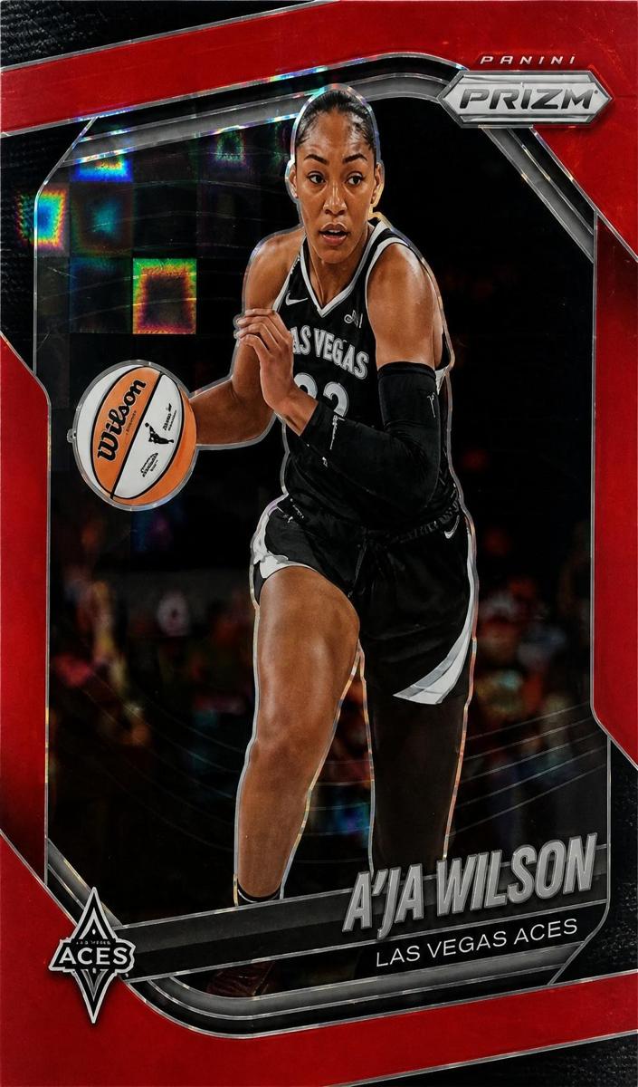 2025 Panini Prizm WNBA Basketball Red Pandora A'ja Wilson #76