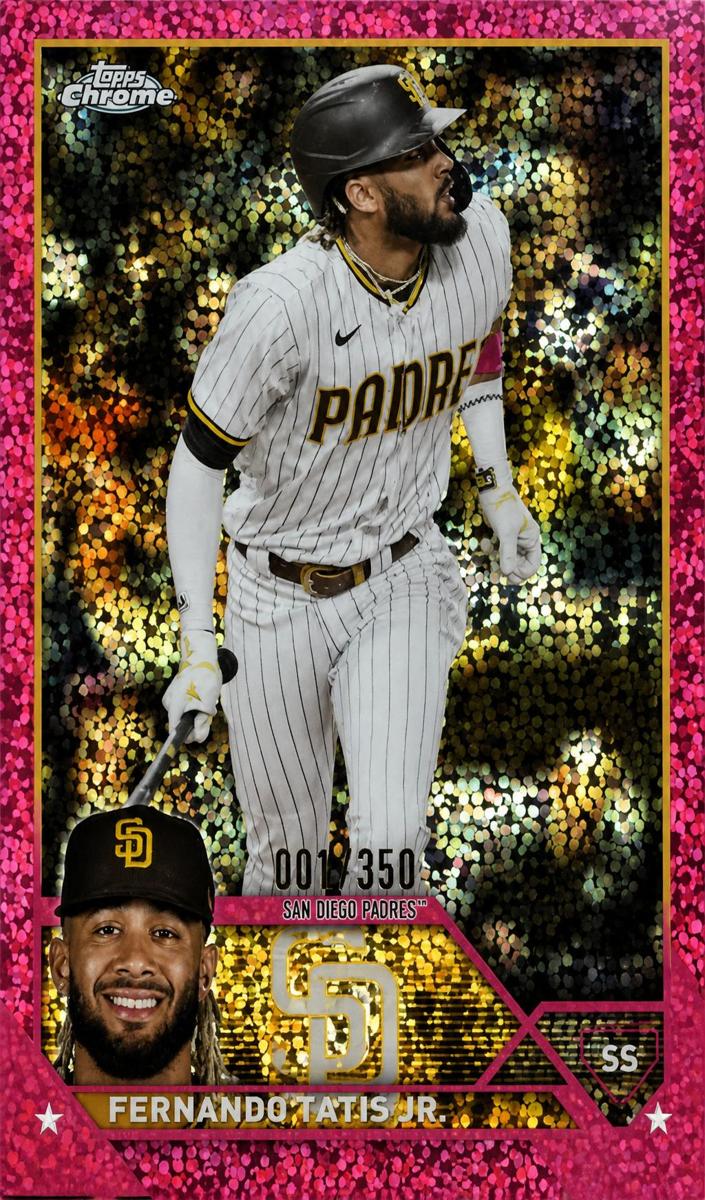 2023 Topps Chrome Baseball Magenta Speckle Fernando Tatis Jr. #129