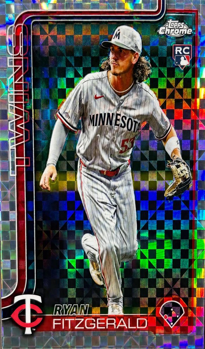 2025 Topps Chrome Update Baseball X-Fractor Ryan Fitzgerald #USC8