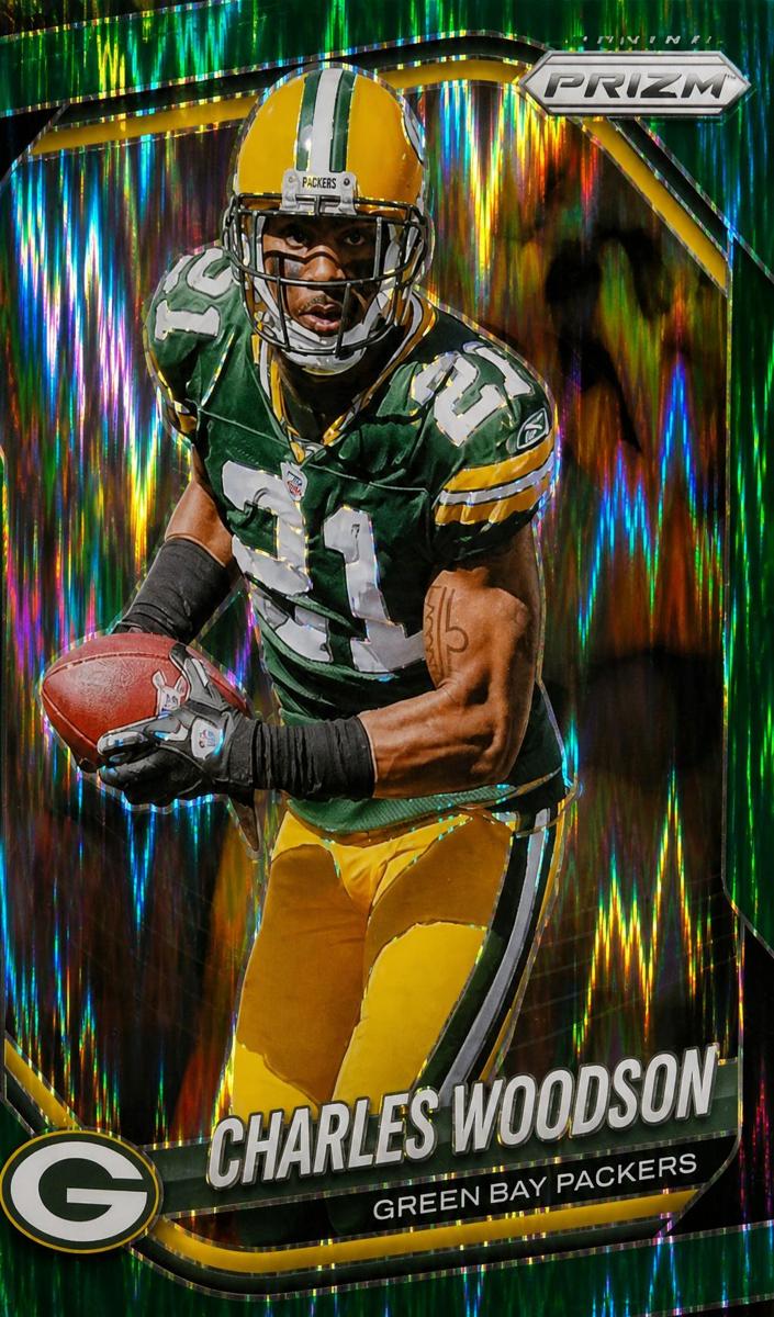 2025 Panini Prizm Football Green Flash Charles Woodson #119