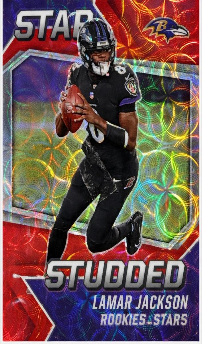 2021 Panini Rookies and Stars Football Red Scope Lamar Jackson #SS-14