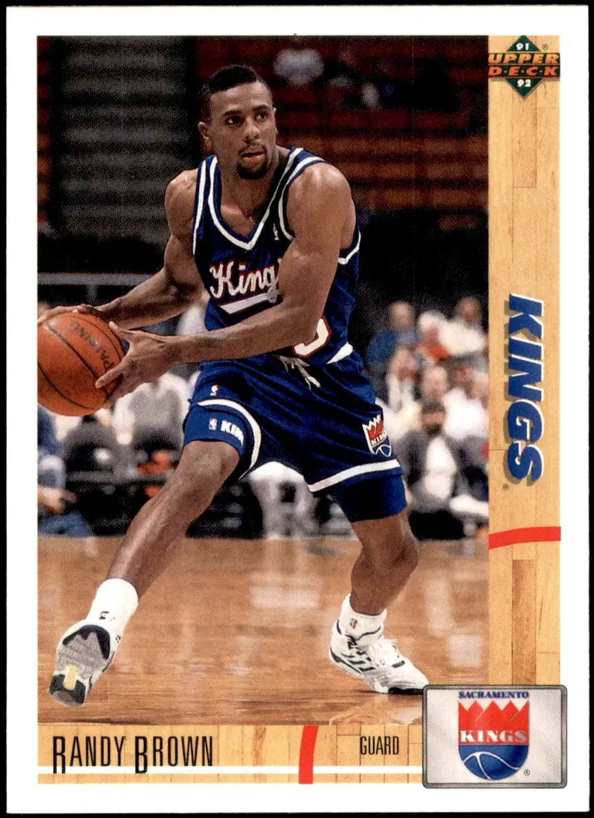 1991 Upper Deck Basketball Randy Brown #437 PSA 9