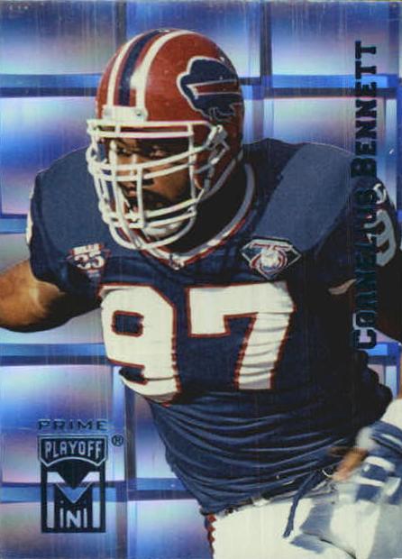1995 Playoff Prime Football Mini Cornelius Bennett #144