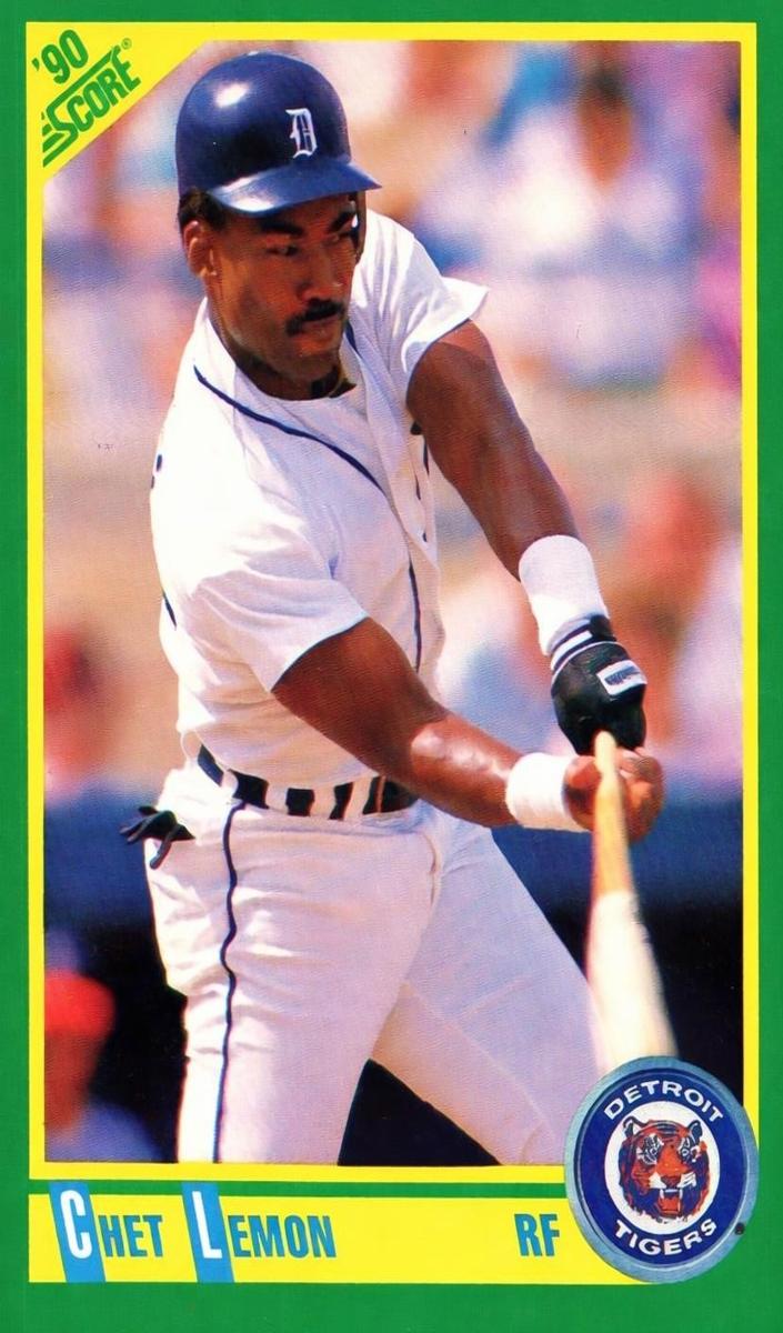 1990 Score Baseball Chet Lemon #106