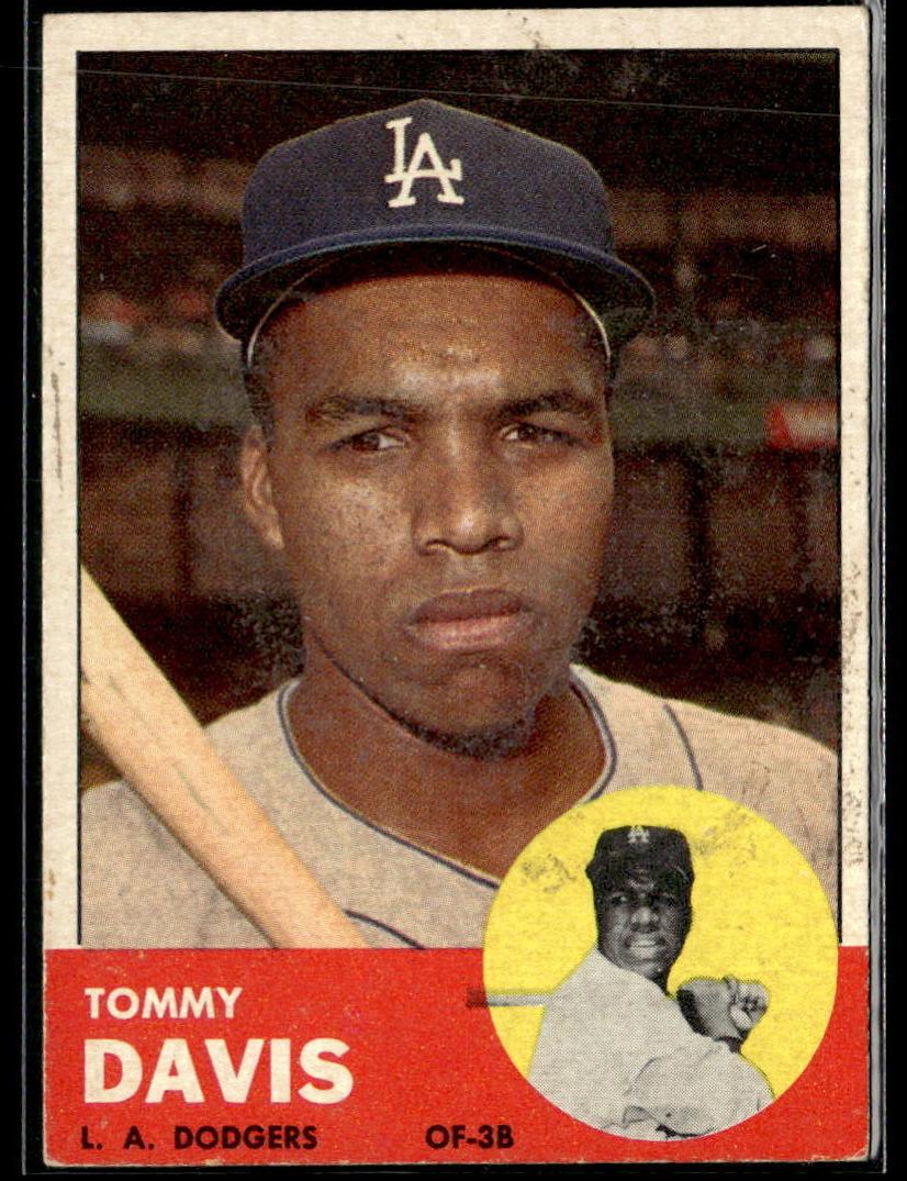 1963 Topps Baseball Tommy Davis #310