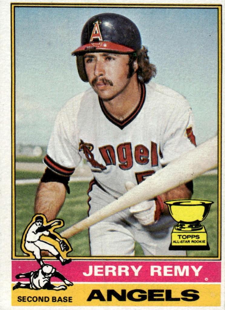 1976 Topps Baseball Jerry Remy #229 PSA 7