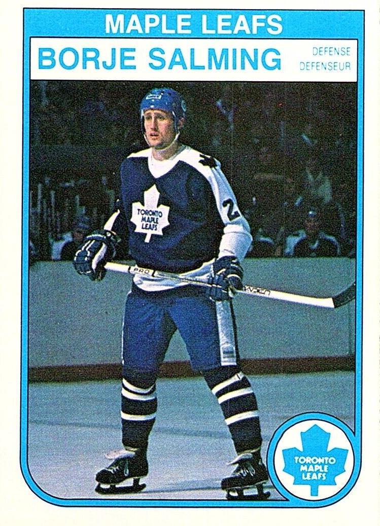 1982 O-Pee-Chee Hockey Borje Salming #332 PSA 9