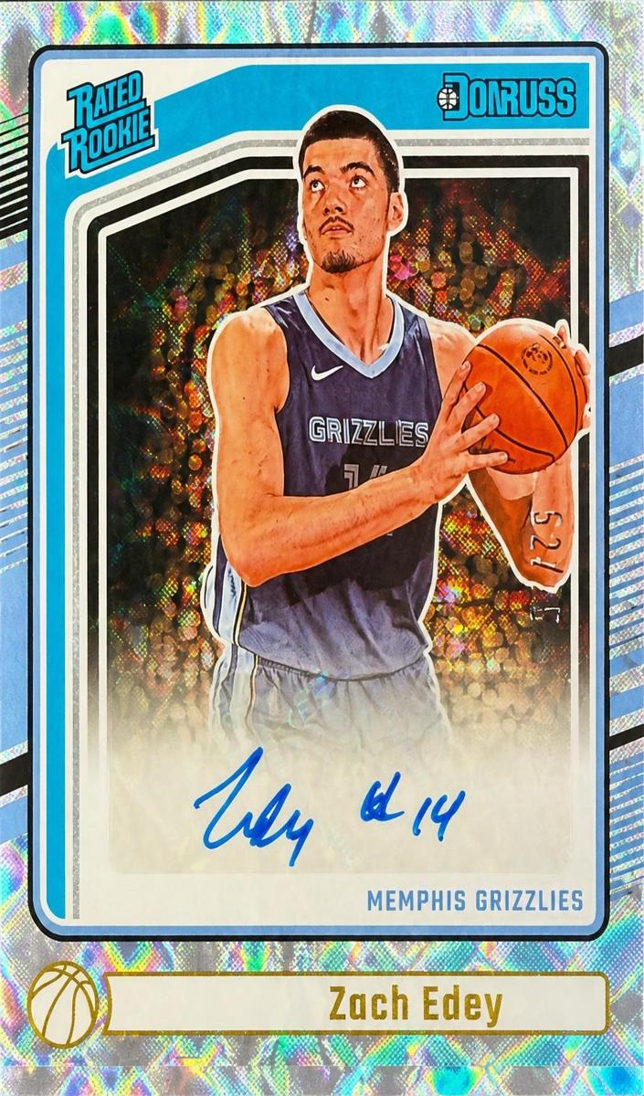 2024 Panini Donruss Basketball Holo Frame Zach Edey #254