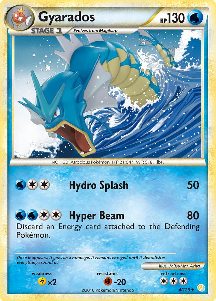 2010 Pokemon HeartGold & SoulSilver Gyarados #4