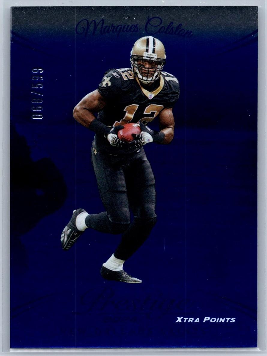 2024 Panini Prestige Football Blue Xtra Points Marques Colston #218