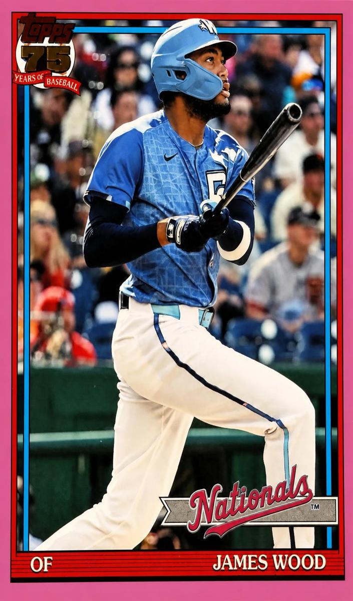 2026 Topps Baseball Pink Foil James Wood #T91-16