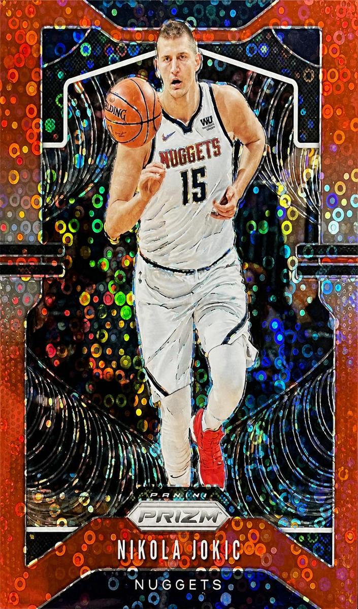 2019 Panini Prizm Basketball Fast Break Red Nikola Jokic #84 PSA 9