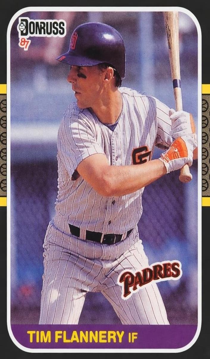 1987 Donruss Baseball Tim Flannery #287 PSA 10