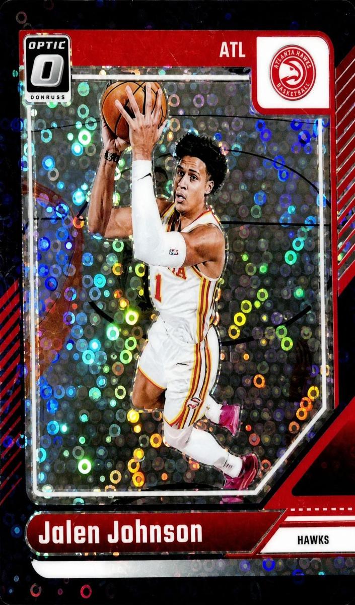 2024 Donruss Optic Basketball Fast Break Purple Jalen Johnson #79