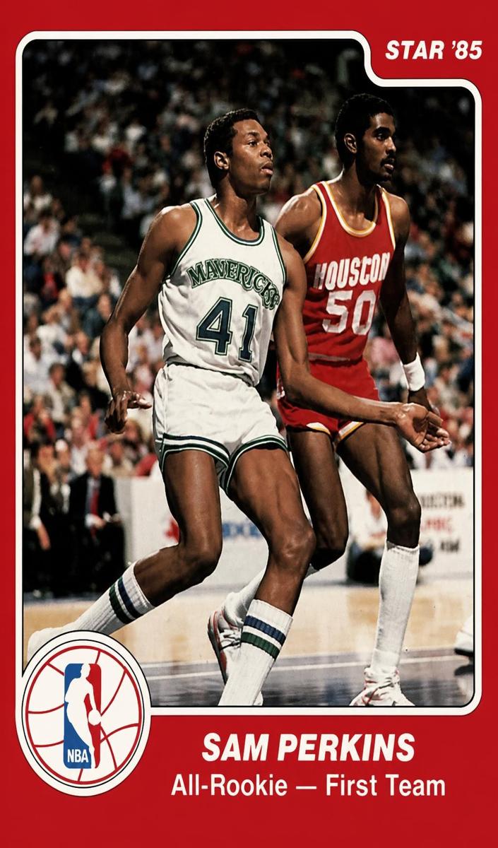 1985 Star Basketball Sam Perkins #5