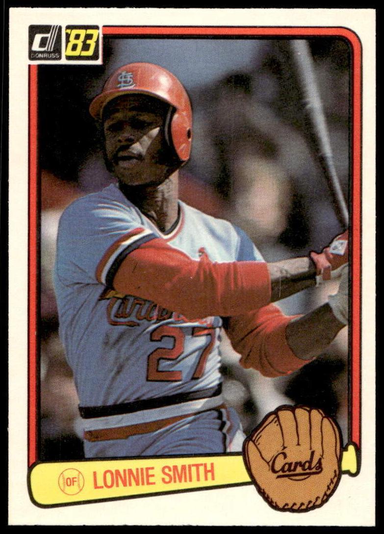 1983 Donruss Baseball Lonnie Smith #91 PSA 9