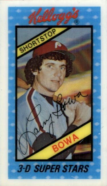 1980 Kellogg's 3-D Superstars Baseball Larry Bowa #39 PSA 8.5