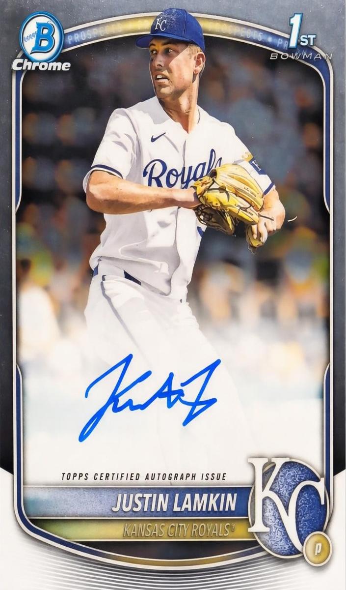 2025 Bowman Draft Chrome Baseball Justin Lamkin #CPA-JLA