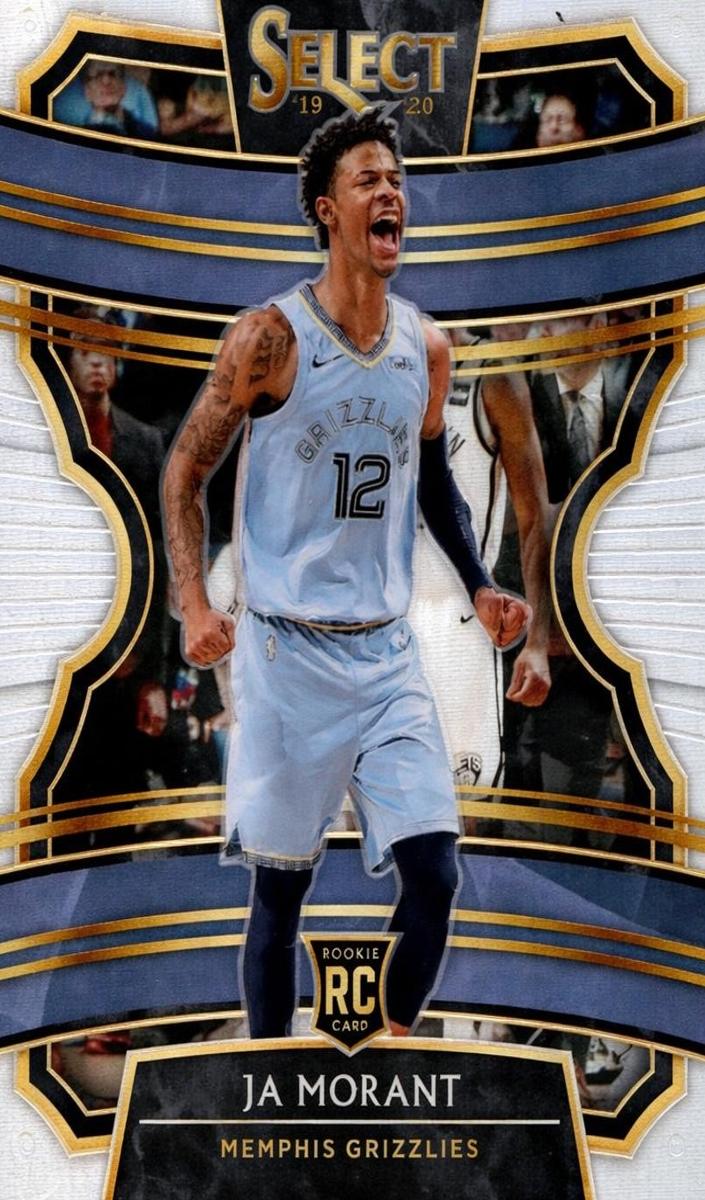 2019 Panini Select Basketball Silver Prizm Ja Morant #72